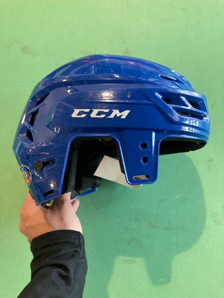Used Blue Medium CCM Tacks 710 Helmet