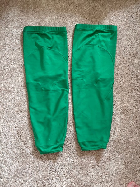 USED Reebok Edge Pro Stock Hockey Practice Socks Kelly Green
