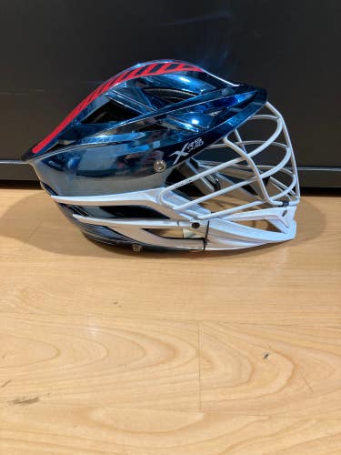 Used Chrome Blue Cascade XRS Pro Helmet