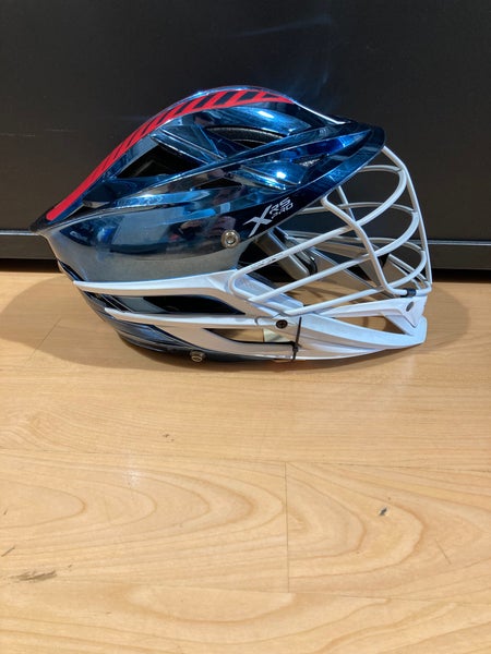 Used Chrome Blue Cascade XRS Pro Helmet
