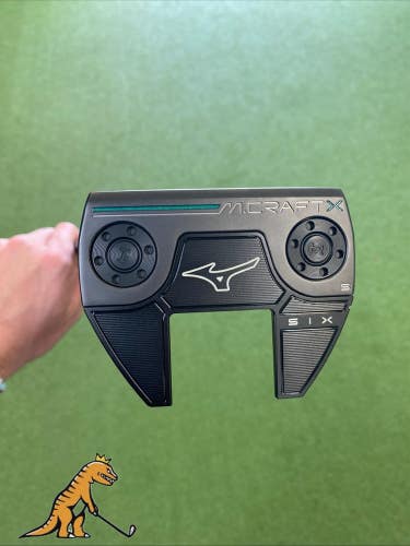 Mint LH Mizuno M-Craft X Six 35 Mallet Putter + HC