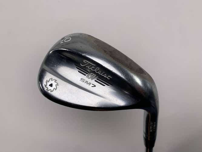 Titleist Vokey SM7 Tour Chrome Lob Wedge 60* 8 K-Grind True Temper DGl Mens RH