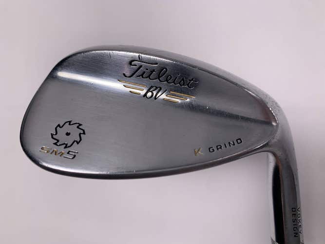 Titleist Vokey SM5 Tour Chrome Lob Wedge LW 60* 11 K-Grind Wedge Steel Mens RH