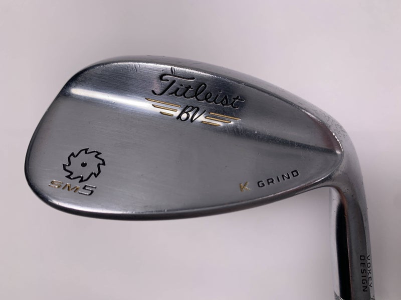 Titleist Vokey SM5 Tour Chrome Lob Wedge LW 60* 11 K-Grind Wedge Steel Mens RH