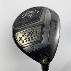 Callaway Great Big Bertha 23 7 Fairway Wood 21* UST Mamiya Helium 4F2 Senior RH