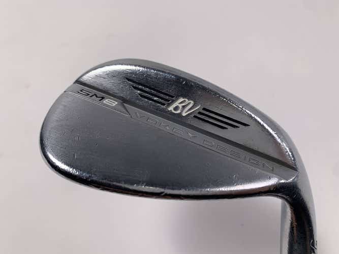 Titleist Vokey SM8 Tour Chrome Sand Wedge SW 54* 10 S-Grind Wedge Steel Mens RH