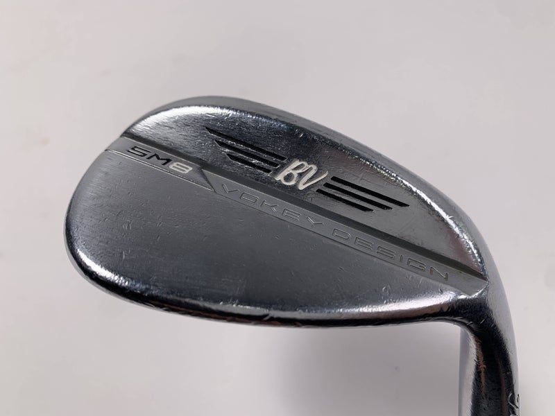 Titleist Vokey SM8 Tour Chrome Sand Wedge SW 54* 10 S-Grind Wedge Steel Mens RH