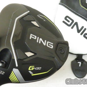 PING G430 SFT Fairway 22 7 Wood Alta CB 65 Black Regular +Cover LEFT LH  MINT