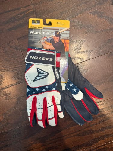 XL Easton Walk off Batting Gloves (New)