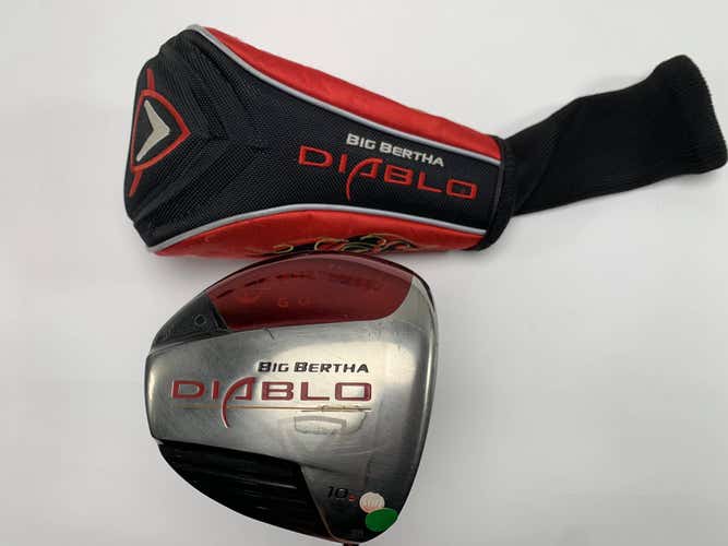 Callaway Big Bertha Diablo Driver 10* Aldila DVS 65g Stiff RH HC Dent