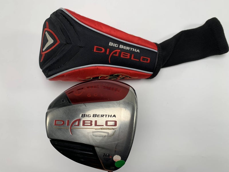 Callaway Big Bertha Diablo Driver 10* Aldila DVS 65g Stiff RH HC Dent