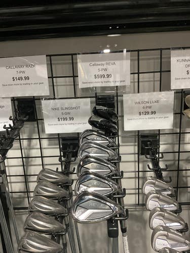 Used Callaway REVA WOMENS Womens Iron Set RH 5I-PW 11834-S000037997