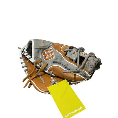 Used Wilson A1000 BROWN GLOVE BB/SB Glove RH Throw Brown 11" 11834-S000038001
