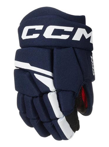 New NVY/WHT 10IN HGNEXT23 JR CCM GLOVES 11834-CCM4836615