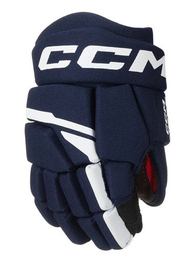 New NVY/WHT 10IN HGNEXT23 JR CCM GLOVES 11834-CCM4836615