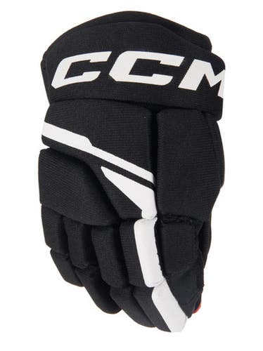 New BLK/WHT 10IN HGNEXT23 JR CCM GLOVES 11834-CCM4836614