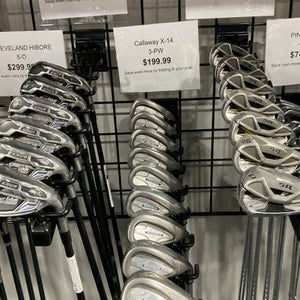 Used Callaway X-14 Mens Complete Set RH 9 Piece 11834-S000037971