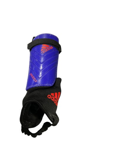 Used Adidas Soccer Shin Guards Youth Royal Blue SM 11834-S000037954