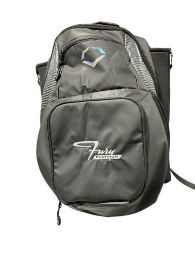 Used Evoshield BLACK BACKPACK BB/SB Player Carry Bag Black 11834-S000037923