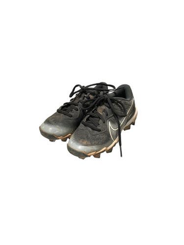 Used Nike DIAMOND BB/SB Cleats Black Youth 12.0 11834-S000037914