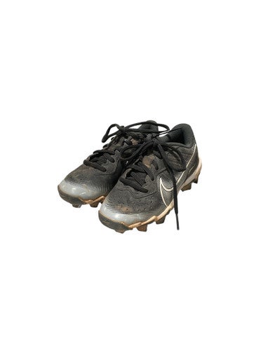 Used Nike DIAMOND BB/SB Cleats Black Youth 12.0 11834-S000037914