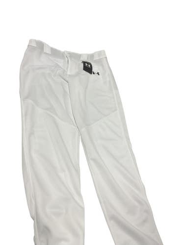 Used Under Armour WHITE PANTS BB/SB Pant Boys White XL 11834-S000037907