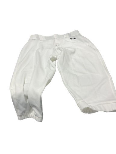Used Under Armour SMALL WHITE PANTS BB/SB Pant Mens White SM 11834-S000037906