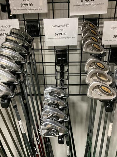Used Callaway APEX DCB Mens Iron Set RH 7I-PW 11834-S000037855