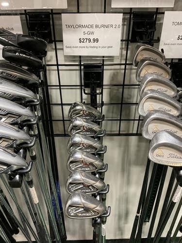 Used Taylormade 5-A BURNER 2.0 Womens Iron Set RH 5I-GW/AW 11834-S000037831
