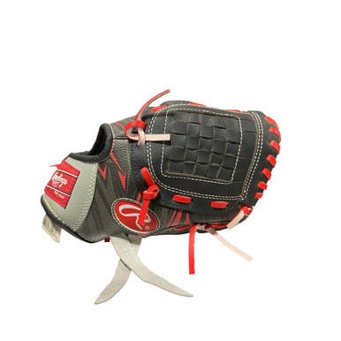 Used Rawlings SAVAGE BB/SB Glove RH Throw Black 10" 11834-S000038012