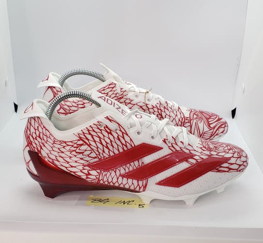 Adidas Adizero Electric Football Cleats Men's Size 9.5 Red / White IH8571 NEW