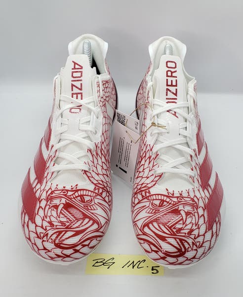Adidas Adizero Electric Men Football Cleats White Red IH8571 NEW Adidas Adizero Electric Football Cleats Men main image 2
