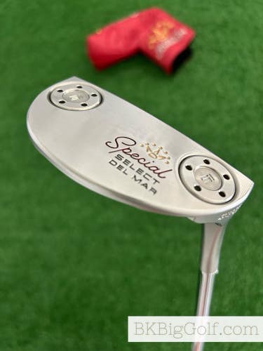 Titleist Scotty Cameron Special Select Del Mar 34 Putter w Headcover