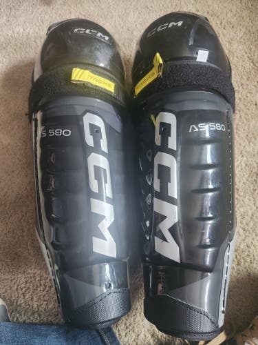 Senior CCM AS 580 15" Shin Pads (New)