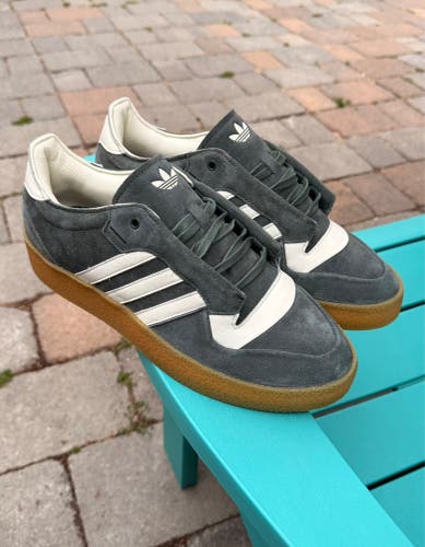 Men's Adidas Rivalry Crepe 'Legend Ivy Ivory' IH2672 Athletic Shoes US Size 12