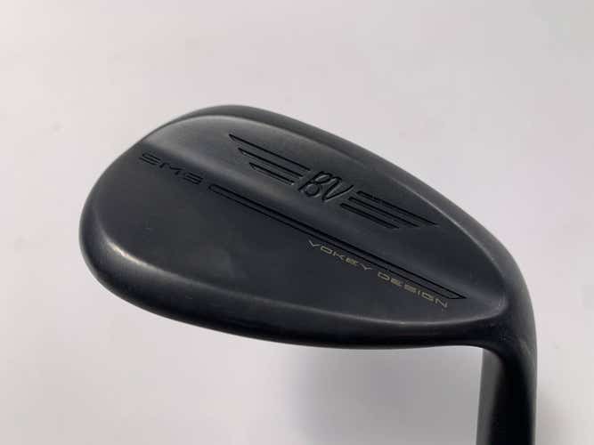 Titleist Vokey SM9 Jet Black Lob Wedge Raw LW 60* 10 S-Grind Wedge Steel Mens RH