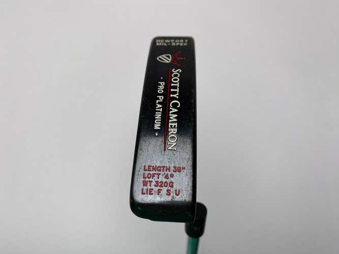 Scotty Cameron Pro Platinum Newport Mil-Spec Black Putter 34" Mens RH