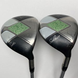 Callaway 2014 Solaire 5 & 7 Fairway Wood Set 18* 21* 55g Ladies Graphite RH