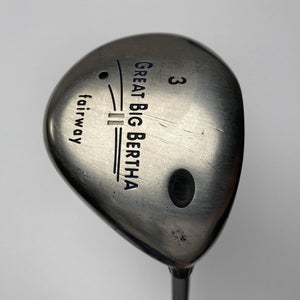 Callaway Great Big Bertha II 3 Fairway Wood 15* GBB System 60 Ladies RH