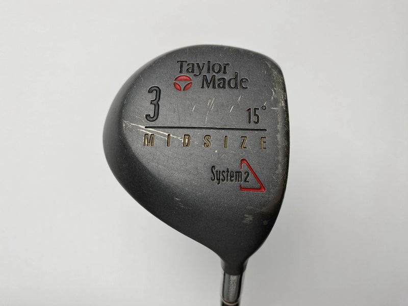 Taylormade Midsize System 2 3 Fairway Wood 15* Dynamic Gold S300 Stiff Steel RH
