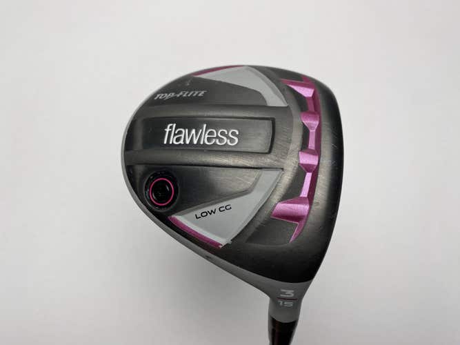 Top Flte Flawless 3 Fairway Wood 15* Aldila Nv 55g Ladies Graphite Womens RH