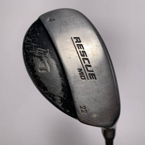 Taylormade Rescue Mid 4 Hybrid 22* Regular Graphite Mens RH Midsize Grip