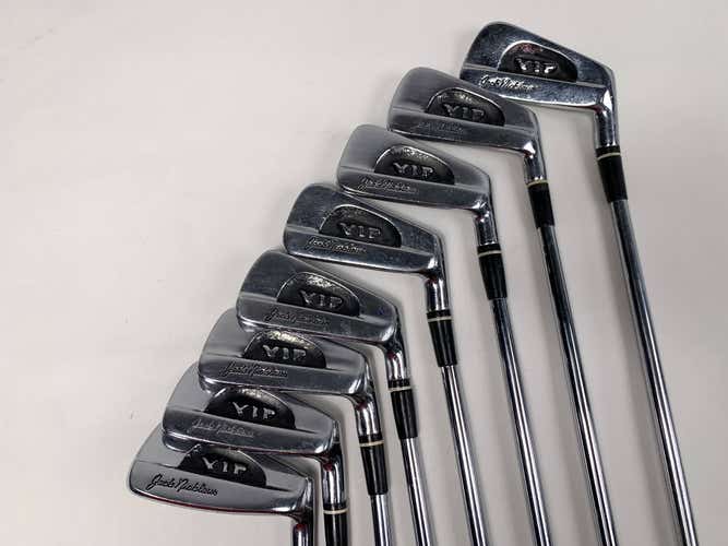 Macgregor VIP Jack Nicklaus Iron Set 2-PW MicroStep Regular Steel No 9 iron RH