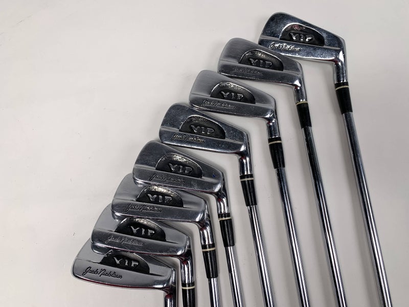 Macgregor VIP Jack Nicklaus Iron Set 2-PW MicroStep Regular Steel No 9 iron RH