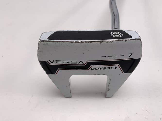 Odyssey Versa 7 White Black White Putter 35" SuperStroke Fatso 5.0 Mens RH