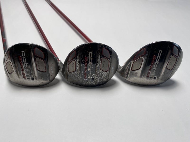 Cobra Baffler T-Rail Wood Set 3 5 7 | 15* 18* 21*  Tour AD G 60g Regular RH