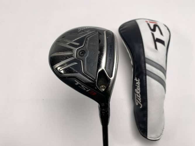 Titleist TSi3 3 Fairway Wood 15* HZRDUS RDX Smoke 6.0 Black 70g Stiff RH HC