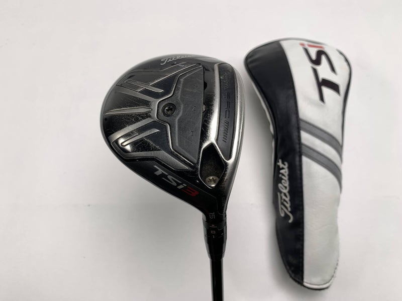 Titleist TSi3 3 Fairway Wood 15* HZRDUS RDX Smoke 6.0 Black 70g Stiff RH HC