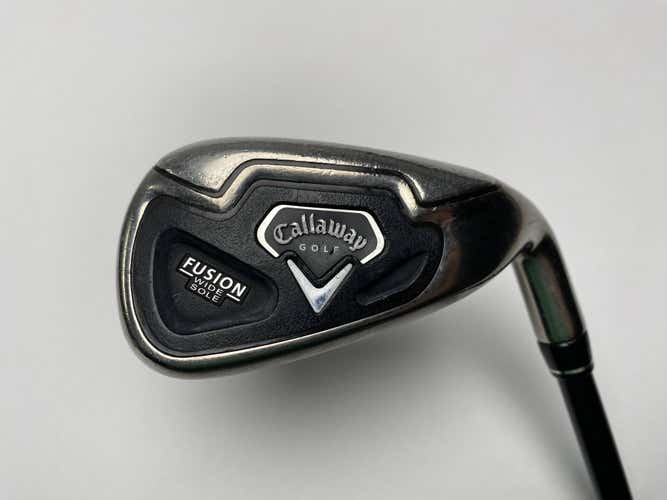 Callaway Fusion Wide Sole Single 9 Iron Regular Graphite Mens RH Oversize Grip