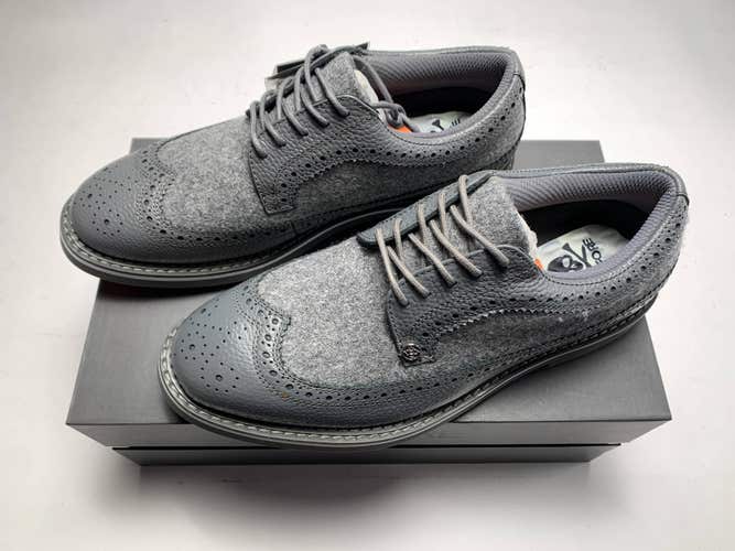 G/FORE Long Wing Gallivanter Golf Shoes Gray Men's SZ 9.5 (G4MF22EF52)